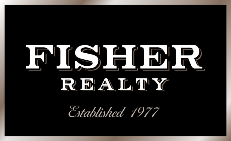 Logo for Fisher Realty established in 1977.